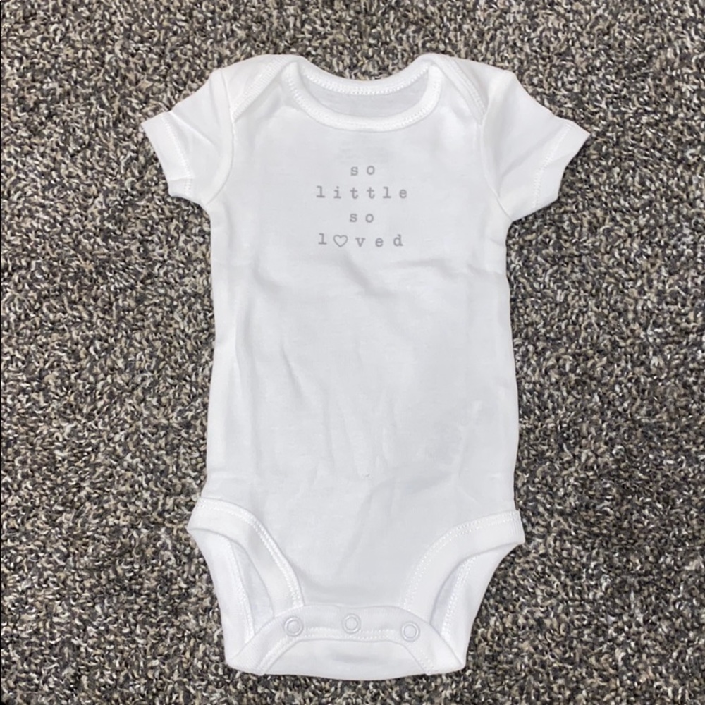 Carters newborn unisex onsie